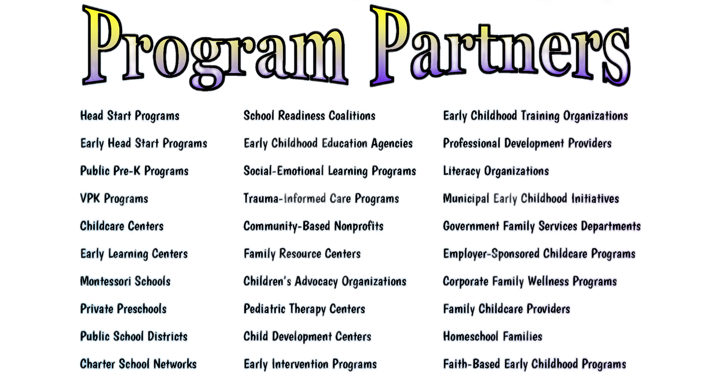 Program Partners